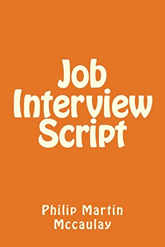 Beispielbild fr Job Interview Script zum Verkauf von Ergodebooks