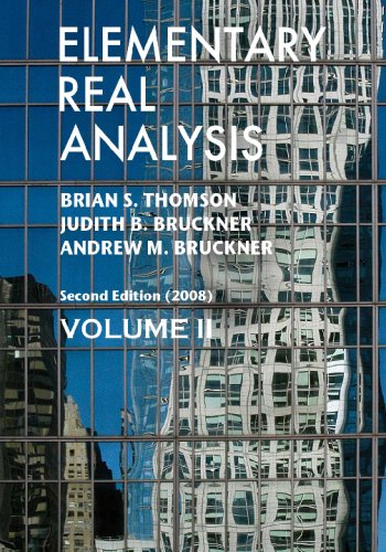 Beispielbild fr Elementary Real Analysis: Second Edition (2008) [Part Two] zum Verkauf von HPB-Red