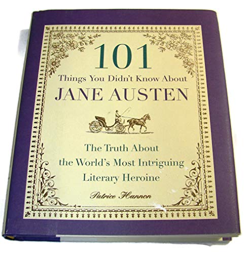 Imagen de archivo de 101 Things You Didn't Know About Jane Austen a la venta por Your Online Bookstore