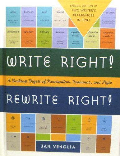 Stock image for Write Right! Rewrite Right! A Desktop Digest of Punctuation, Grammar, and Style for sale by Dream Books Co.