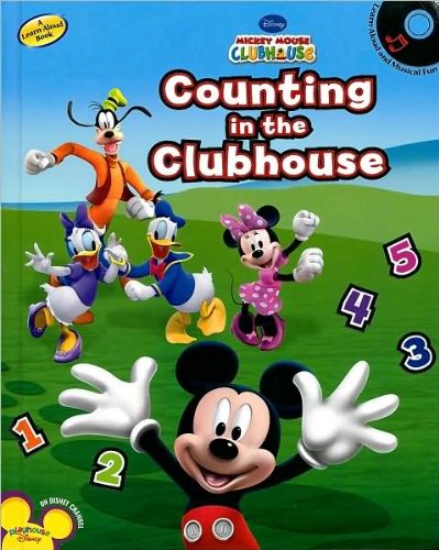 Imagen de archivo de Mickey Mouse Clubhouse: Counting in the Clubhouse (Book and CD) a la venta por Jenson Books Inc