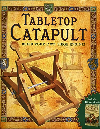 Tabletop Catapult - Build Your Own Siege Engine! - Catapult Kit & Book Included