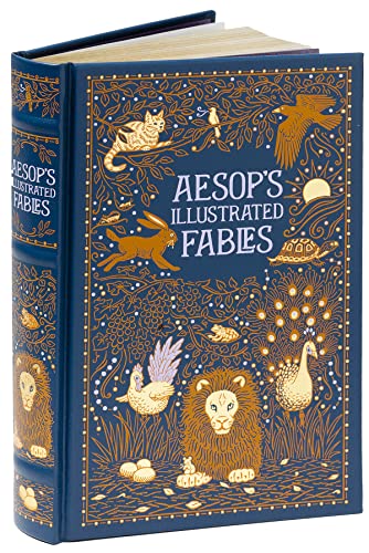 Beispielbild fr Aesops Illustrated Fables (Leatherbound Classic Collection) by Aesop (2013) Leather Bound zum Verkauf von BooksRun