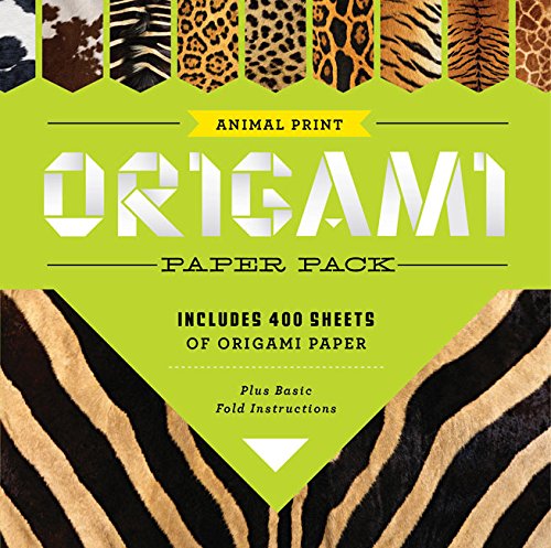 9781435150805: Animal Print Origami Paper Pack: Includes More Than 400 Sheets of Origami Paper Plus Basic Fold Instructions