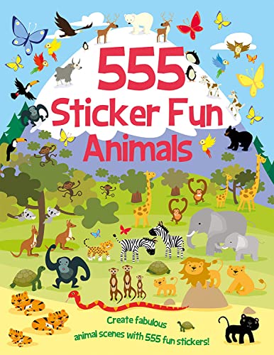 Imagen de archivo de Animals (555 Sticker Fun) a la venta por Wonder Book