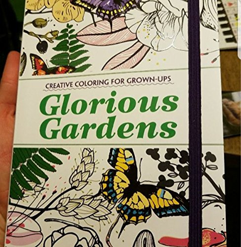 Beispielbild fr Glorious Gardens: Creative Coloring Book for Grown-Ups Mini zum Verkauf von SecondSale