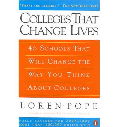 9781435282377: Colleges That Change Lives: 40 Schools That Will Change the Way You Think About Colleges
