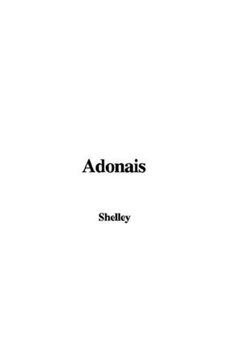 Adonais (9781435316782) by [???]
