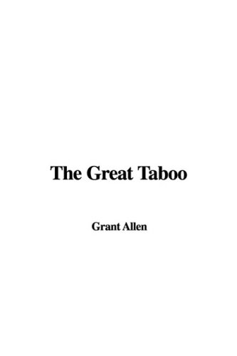The Great Taboo (9781435361546) by Allen, Grant
