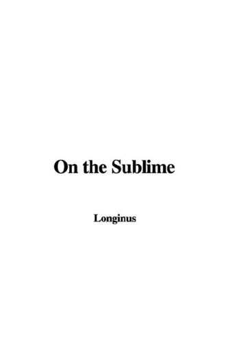 9781435363656: On the Sublime