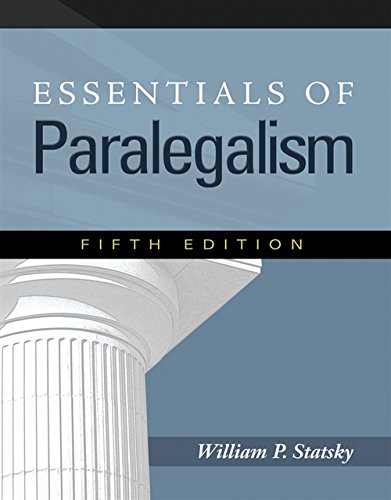 9781435427815: Essentials of Paralegalism
