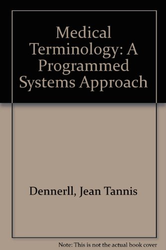 9781435435667: Medical Terminology: A Programmed Systems Approach