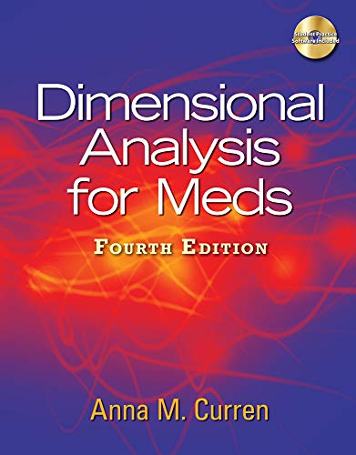 Stock image for Dimensional Analysis for Meds [With CDROM] for sale by ThriftBooks-Atlanta