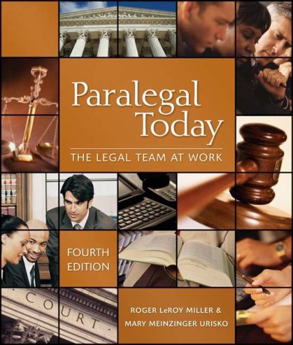 Stock image for West's Paralegal Today: The Legal Team at Work [With Bankruptcy Supplement] for sale by ThriftBooks-Dallas