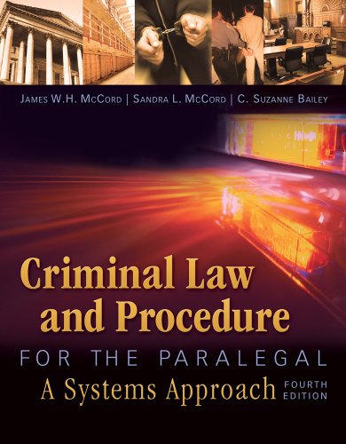 Beispielbild fr Criminal Law and Procedure for the Paralegal zum Verkauf von HPB-Red