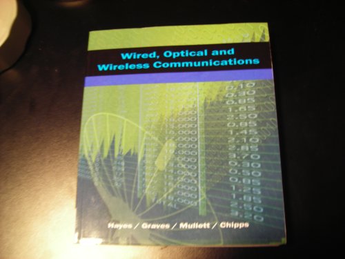 Imagen de archivo de Wired, Optical and Wireless Communication a la venta por HPB-Red