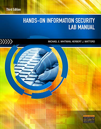 Stock image for Hands-On Information Security Lab Manual for sale by Better World Books: West