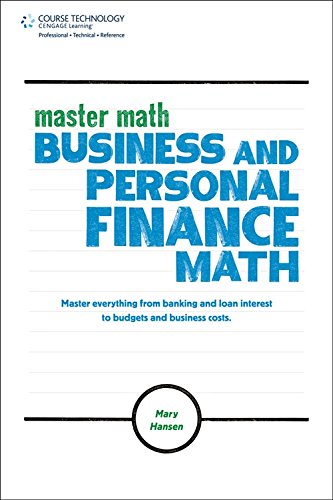 9781435457881: Master Math: Business and Personal Finance Math (Master Math Series)