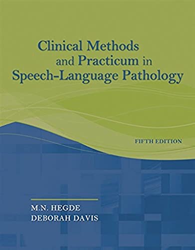 Beispielbild fr Clinical Methods and Practicum in Speech-Language Pathology zum Verkauf von SecondSale