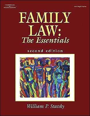 Bundle: Family Law: The Essentials, 2nd + Paralegal Online Courses - Family Law on Blackboard Printed Access Card (9781435478176) by Statsky, William P.
