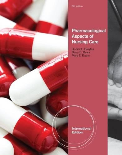 9781435489097: Pharmacological Aspects of Nursing Care
