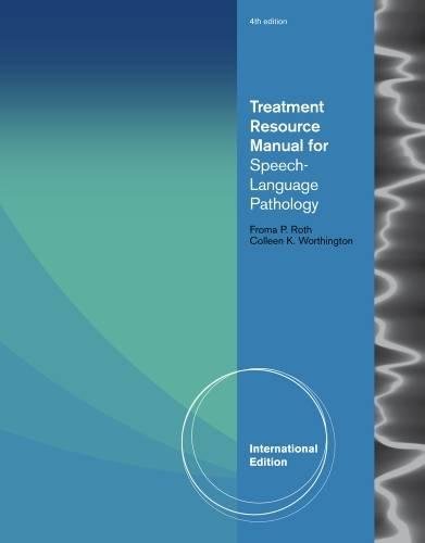 9781435496644: Treatment Resource Manual for Speech Language Pathology, International Edition