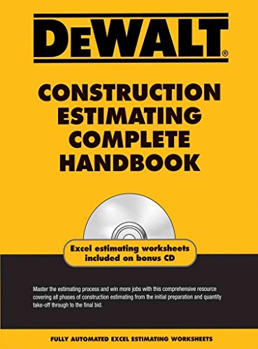 Stock image for DEWALT Construction Estimating Complete Handbook (DEWALT Series) for sale by BooksRun