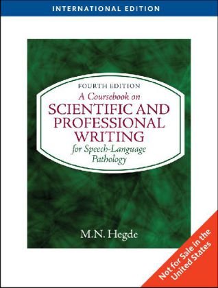9781435499874: A Coursebook on Scientific and Professional Writing, International Edition