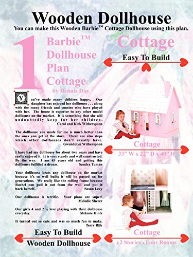 Beispielbild fr Barbie Dollhouse Plan Cottage zum Verkauf von Ergodebooks