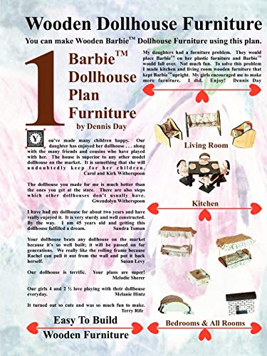 Beispielbild fr Barbie Dollhouse Plan Furniture zum Verkauf von Ergodebooks