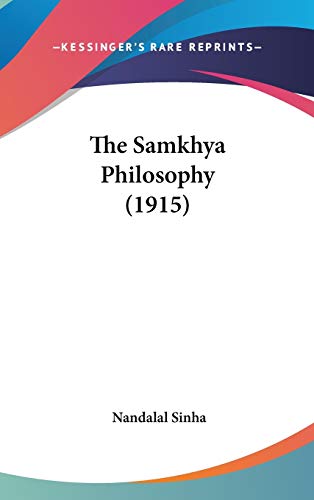 9781436511001: The Samkhya Philosophy (1915)