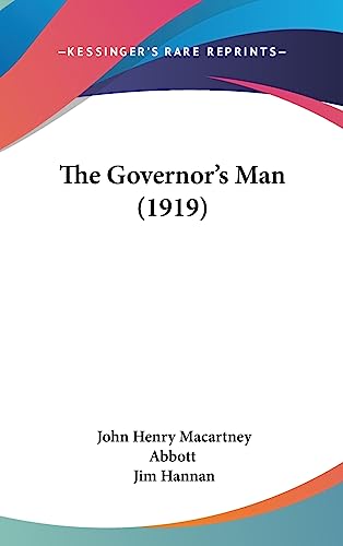 9781436625951: The Governor's Man (1919)