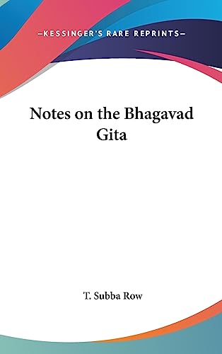 9781436691567: Notes on the Bhagavad Gita