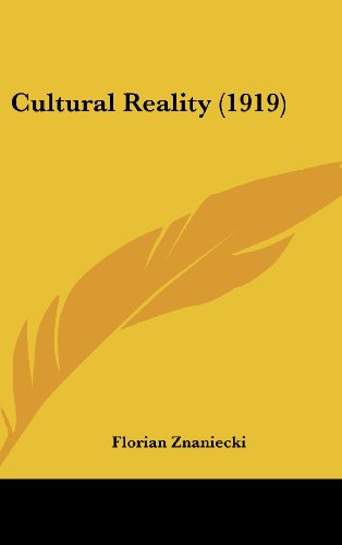 9781436986724: Cultural Reality (1919)