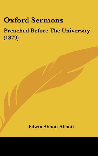 9781437227062: Oxford Sermons: Preached Before the University: Preached Before the University (1879)