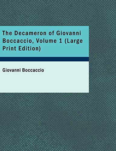 Stock image for The Decameron of Giovanni Boccaccio, Volume 1 for sale by Lucky's Textbooks