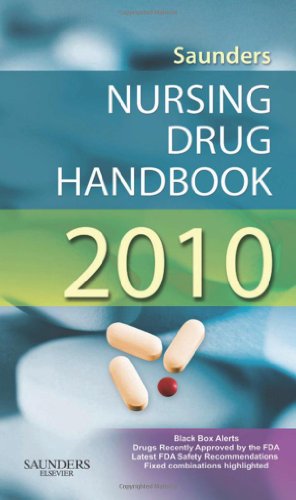 Imagen de archivo de Saunders Nursing Drug Handbook 2010 a la venta por BooksRun