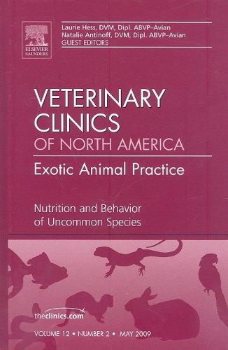 Stock image for Nutrition and Behavior of Uncommon Species, An Issue of Veterinary Clinics: Exotic Animal Practice (Volume 12-2) (The Clinics: Veterinary Medicine, Volume 12-2) for sale by HPB-Red