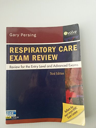 Beispielbild fr Respiratory Care Exam Review : Review for the Entry Level and Advanced Exams zum Verkauf von Better World Books