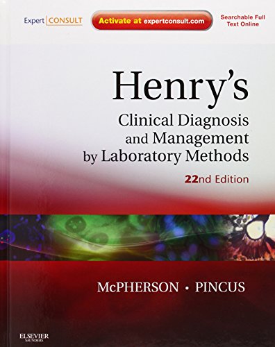 Beispielbild fr Henry's Clinical Diagnosis and Management by Laboratory Methods zum Verkauf von BooksRun