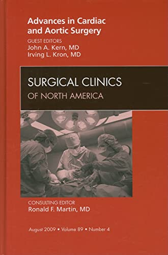 Beispielbild fr Advances in Cardiac and Aortic Surgery: Number 4 (Surgical Clinics of North America) zum Verkauf von Chiron Media