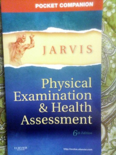 Beispielbild fr Pocket Companion for Physical Examination and Health Assessment (Jarvis, Pocket Companion for Physical Examination and Health Assessment) zum Verkauf von Wonder Book