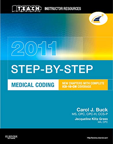 9781437716443: Teach Instructor Resources (Tir) Manual for Step-By-Step Medical Coding 2011 Edition