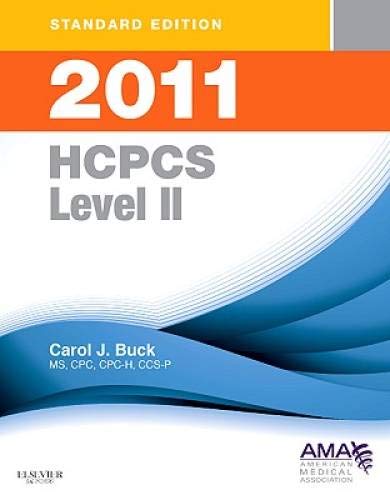 Imagen de archivo de 2011 HCPCS Level II Standard Edition (Saunders Hcpcs Level II) a la venta por Rockwood_Books