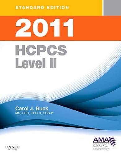 Stock image for 2011 HCPCS Level II Standard Edition (Saunders Hcpcs Level II) for sale by Rockwood_Books