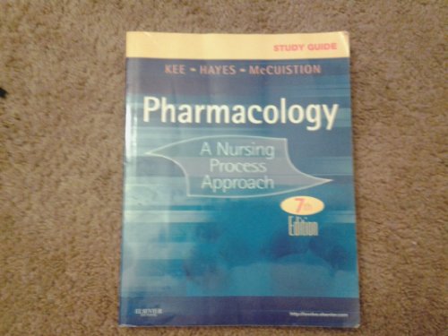 Beispielbild fr Study Guide for Pharmacology: A Nursing Process Approach zum Verkauf von Blue Vase Books