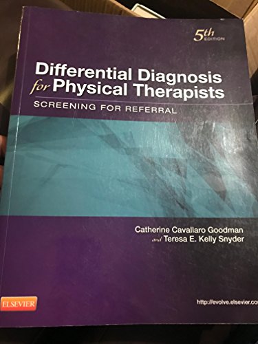 Imagen de archivo de Differential Diagnosis for Physical Therapists: Screening for Referral (Differential Diagnosis In Physical Therapy) a la venta por More Than Words