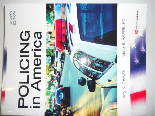Stock image for Policing in America for sale by Better World Books