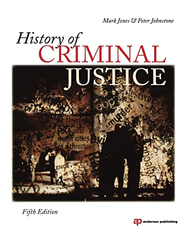 Stock image for History of Criminal Justice for sale by THE SAINT BOOKSTORE