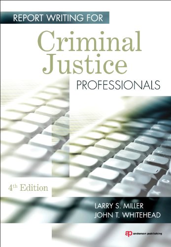 Stock image for Report Writing for Criminal Justice Professionals for sale by ThriftBooks-Dallas